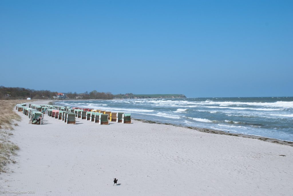 Strand Strandkörbe am Strand in Boltenhagen