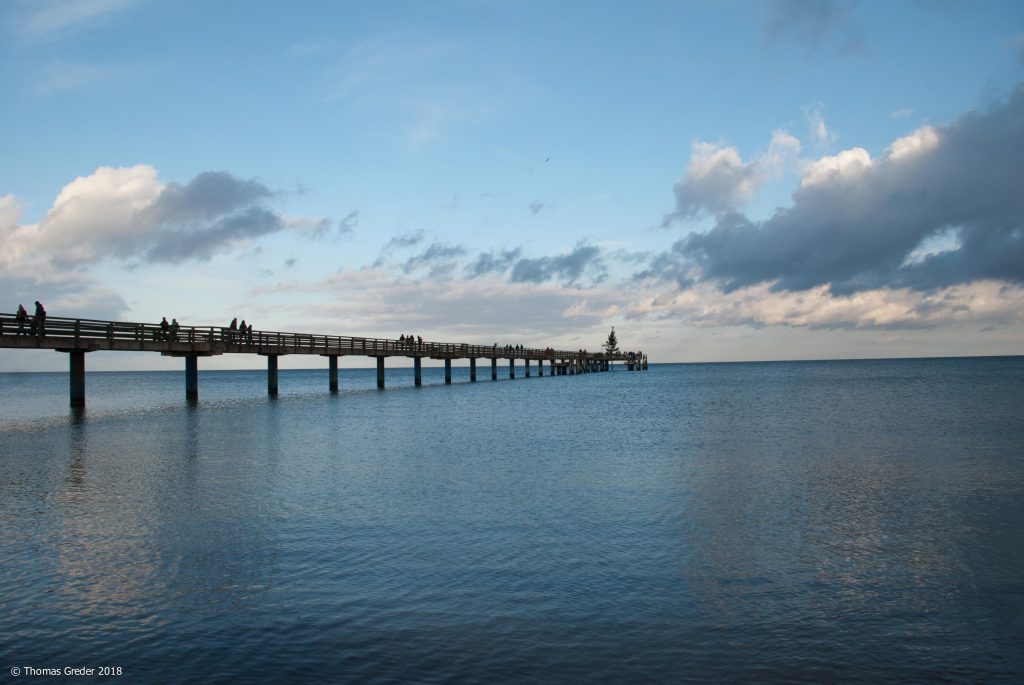 Seebrücke Seebrücke in den Abendstunden