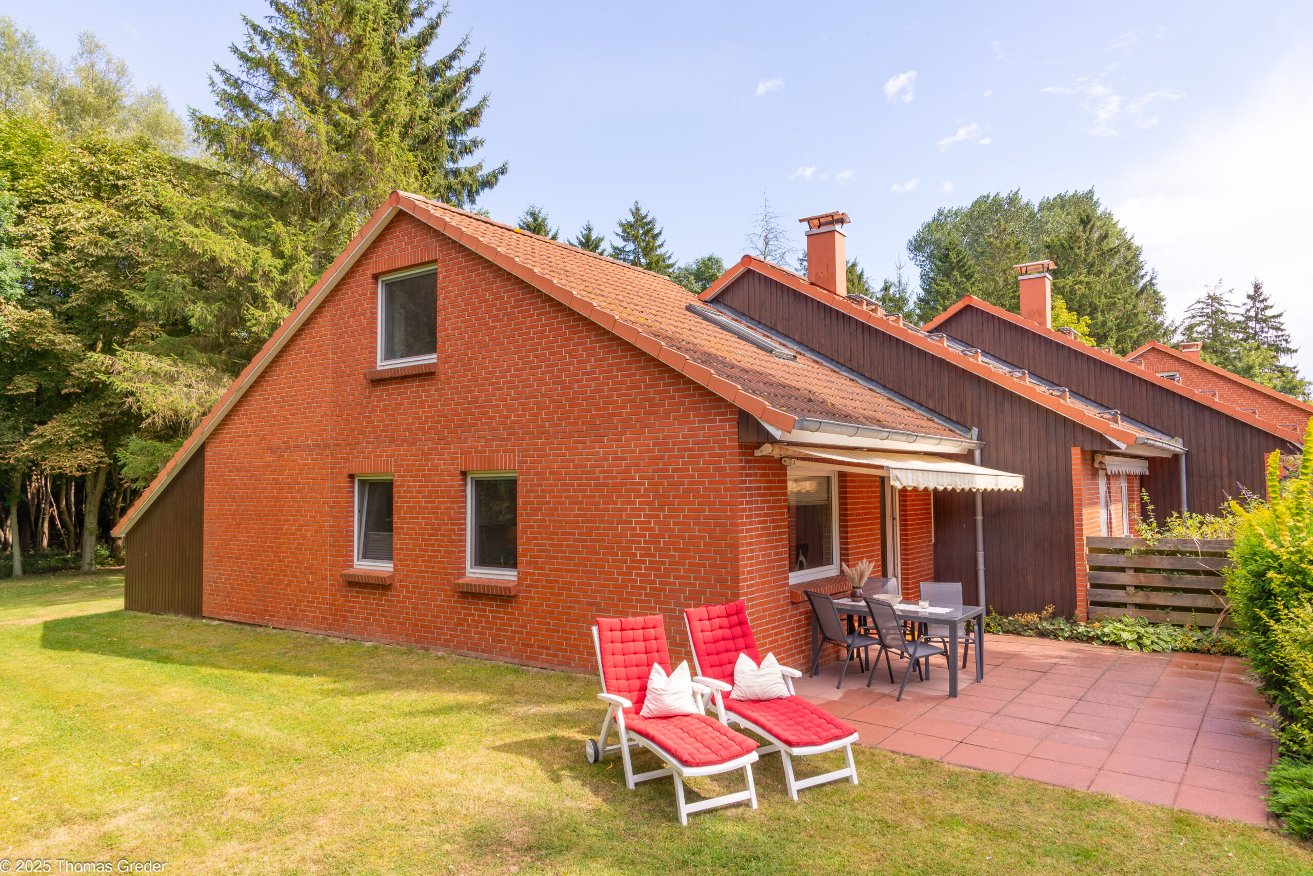 Terrasse Ferienhaus Greder im Urlauberdorf Boltenhagen